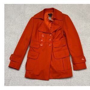 Sandro Sportswear Women's Orange Jacket Size S #59695